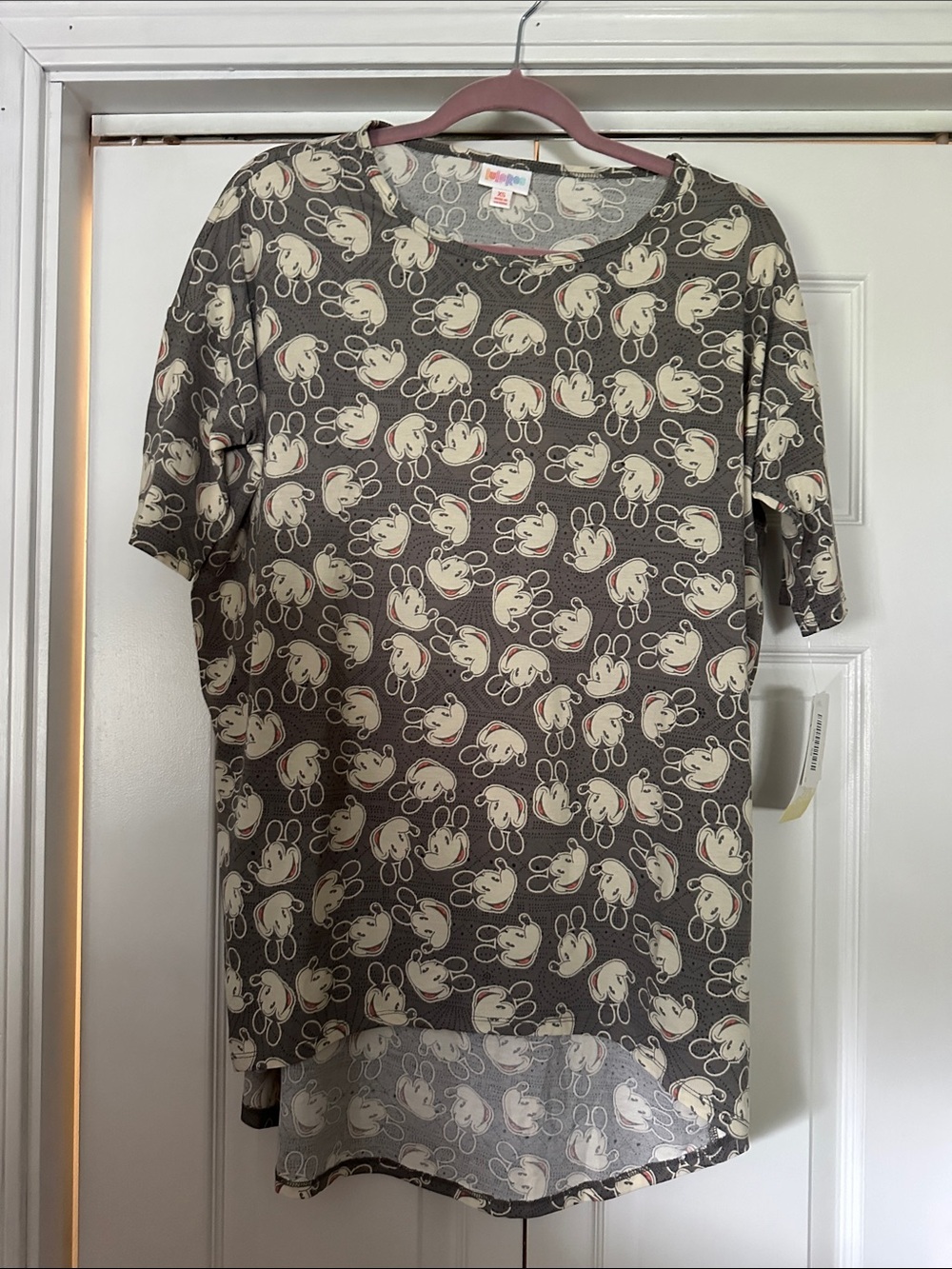 Disney LuLaRoe Mickey Print Short Sleeve Tee